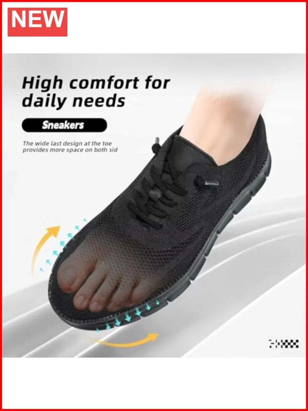 Men's Casual Oxfords Mesh Walking Sneakers Lightweight Soft Sole Memory Foam